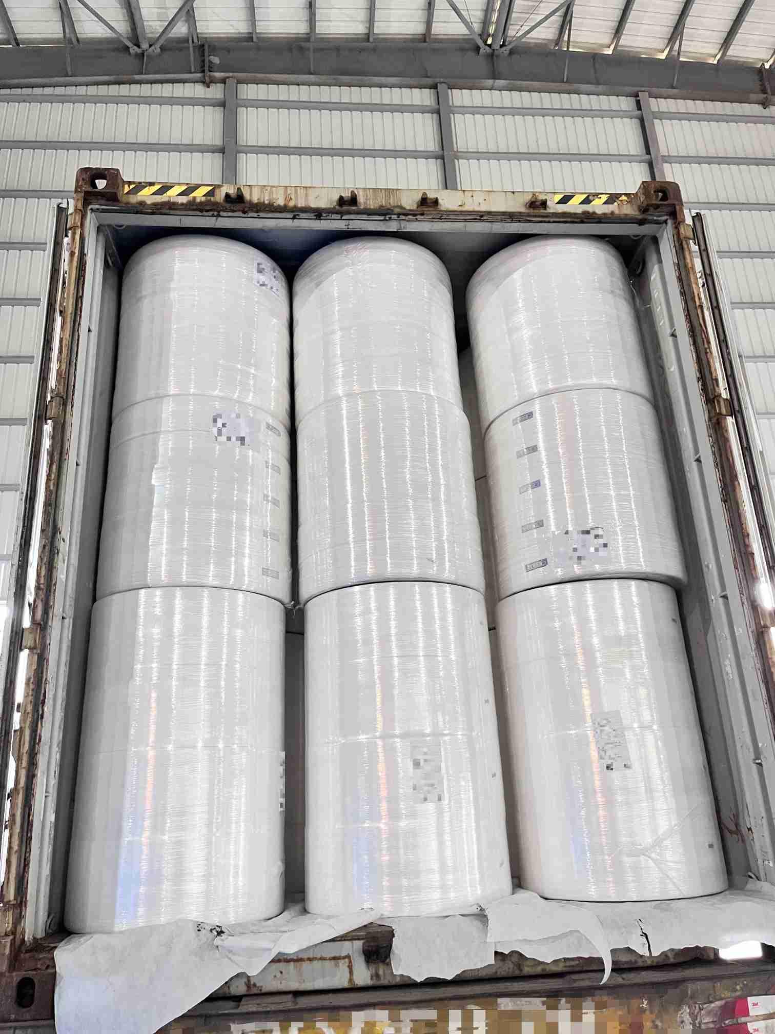 40HQ Nonwoven Fabric Container Shipment Completed for Tanzania Hygiene Products Manufacture